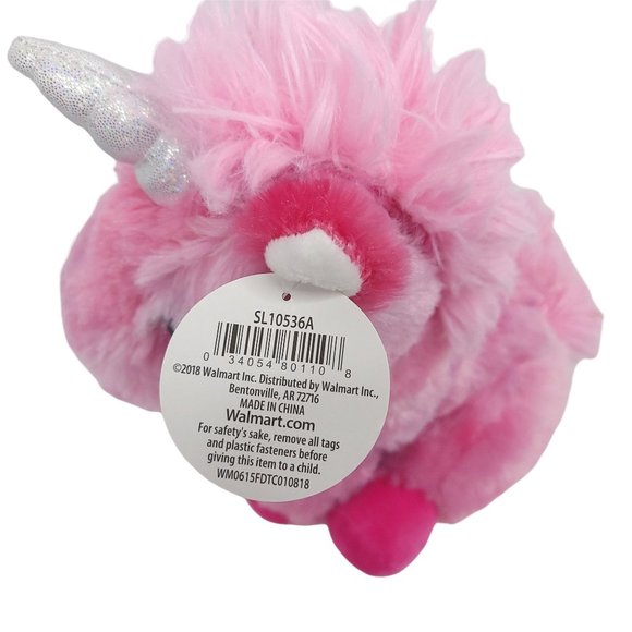 Spark Create Imagine Unicorn Plush 10 Inch Stuffed Animal Toy Pink Purple - Picture 8 of 8